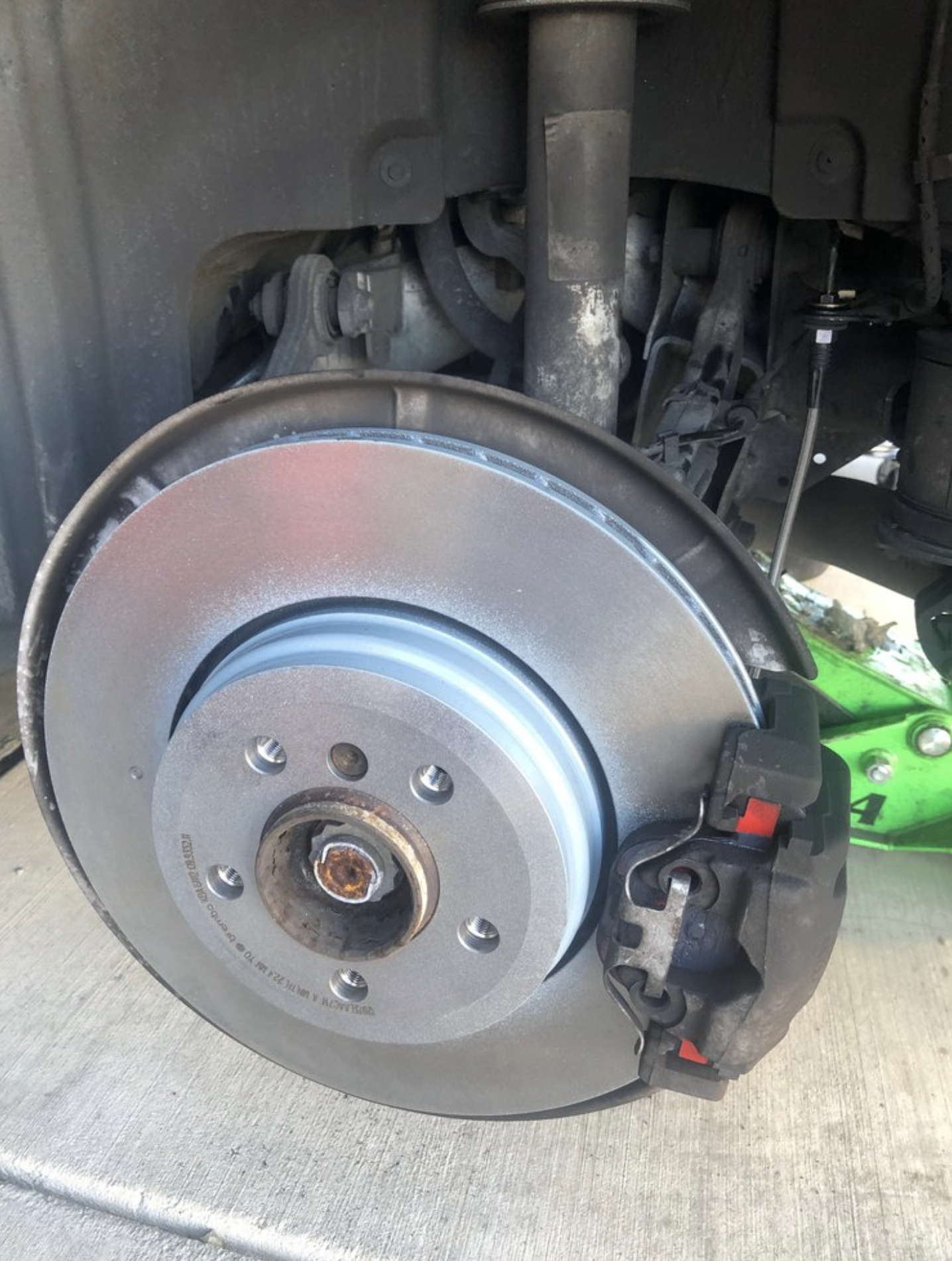 this image shows brake repair in Cincinnati, OH