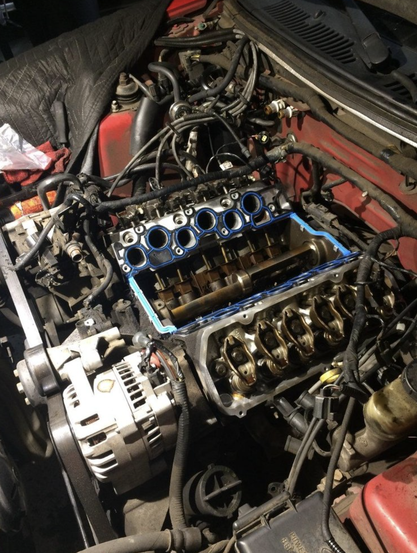 this image shows engine repair in Cincinnati, OH